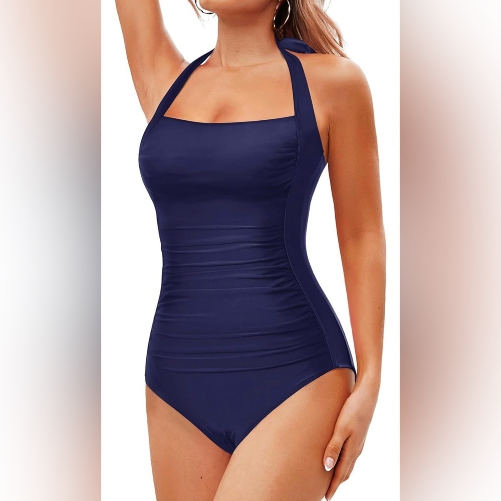 Tempt Me Women One Piece Swimsuits Tummy Control Bathing - Picture 2 of 9